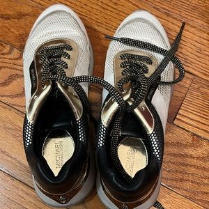 Michael Kors flat sneakers size 8 only worn handful of times